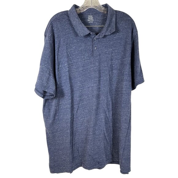Old Navy Other - Old Navy Mens Golf Shirt Short Sleeve Navy Heathered Soft Washed NWOT